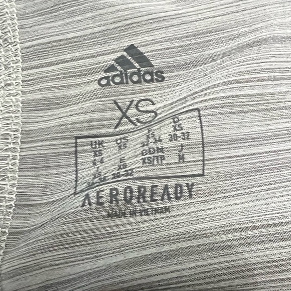 ADIDAS Pacer 3-Stripes Woven Heather Shorts Size XS. - Picture 9 of 9